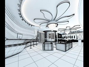 fashion - women clothing store 297 3D Model