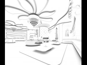 fashion - women clothing store 297 3D Model