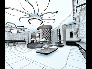 fashion - women clothing store 297 3D Model