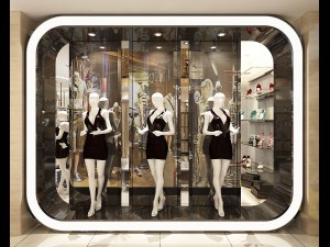 fashion - women clothing store 326 3D-Modell