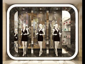 fashion - women clothing store 326 3D Model