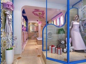 fashion - women clothing store 394 3D-Modell