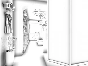 fashion - women clothing store 394 3D Model