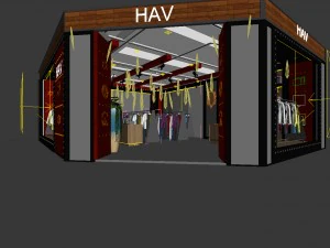 fashion - women clothing store 894 3D Model