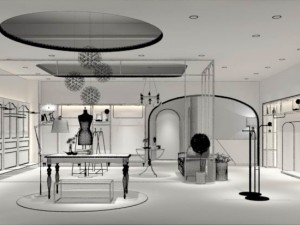 fashion women store 01 Modelo 3D