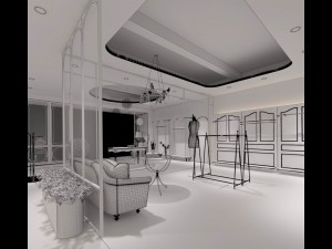 fashion women store 01 Modelo 3D