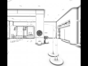 fashion women store 01 Modelo 3D