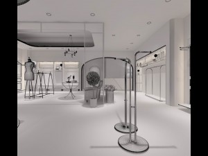 fashion women store 01 Modelo 3D