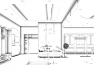 fashion women store 03 3D Model
