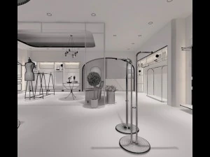 Modegesch&auml;ft f&uuml;r Damen 05 3D Modell