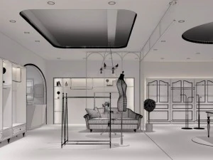 Modegesch&auml;ft f&uuml;r Damen 05 3D Modell