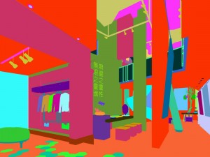 fashion women clothing shop 011 3D Model