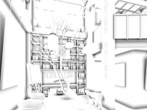 fashion women clothing shop 011 3D Model
