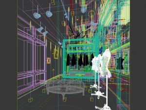 fashion women clothing shop 011 3D Model