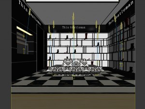 fashion shoes store 110 3D Modell