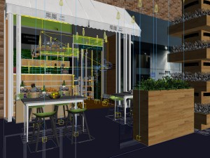 shop - refreshments - coffee shop 01 3D Модель