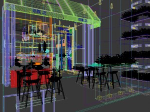 shop - refreshments - coffee shop 01 3D Модель
