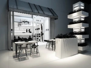 shop - refreshments - coffee shop 02 3D Model