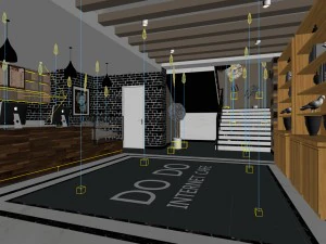 бізнес ресторан - кава - банкет 06 3D Модель