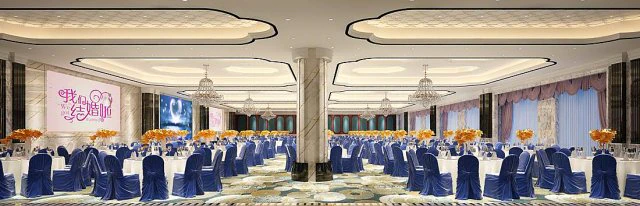 business restaurant - coffee - banquet 07 3D Model .c4d .max .obj .3ds .fbx .stl .blend 