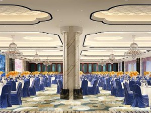 business restaurant - coffee - banquet 07 3D Model
