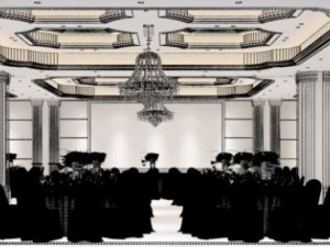 business restaurant - coffee - banquet 07 3D मॉडल