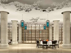 business restaurant - coffee - banquet 08 3D Model