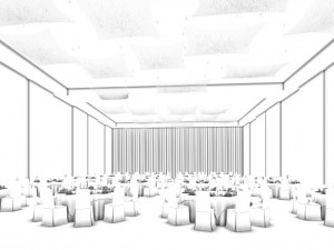 business restaurant - coffee - banquet 09 3D 모델