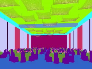 business restaurant - coffee - banquet 09 3D Model