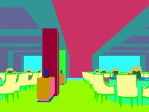 business restaurant - coffee - banquet 10 3D Model