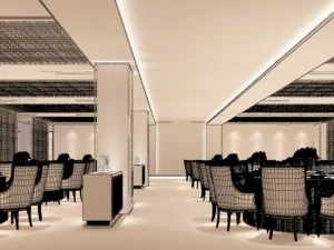 business restaurant - coffee - banquet 10 3D Model