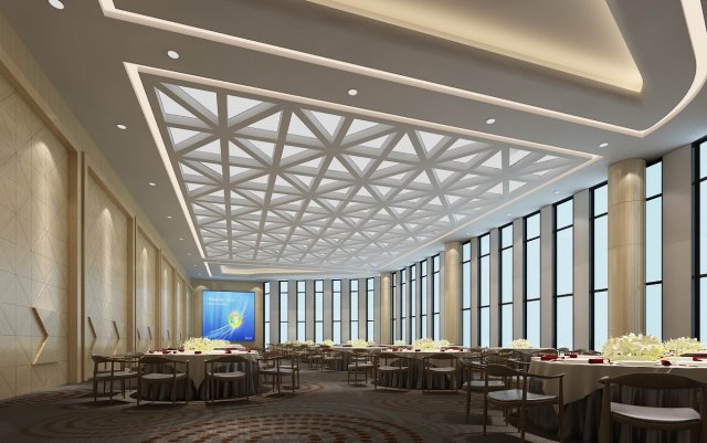 business restaurant - coffee - banquet 11 3D Модель .c4d .max .obj .3ds .fbx .stl .blend 