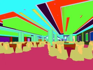 business restaurant - coffee - banquet 12 3D Model