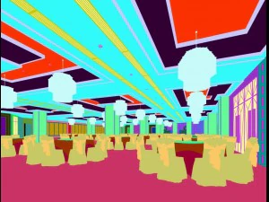 business restaurant - coffee - banquet 12 3D Model