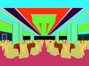 business restaurant - coffee - banquet 12 3D Model