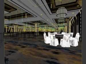 business restaurant - coffee - banquet 13 3D मॉडल