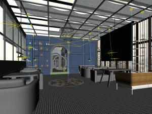 business restaurant - coffee - banquet 17 3D Model