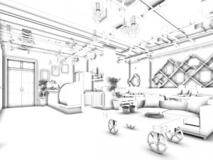 business restaurant - coffee - banquet 18 3D Model