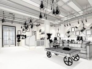 business restaurant - coffee - banquet 18 3D Model