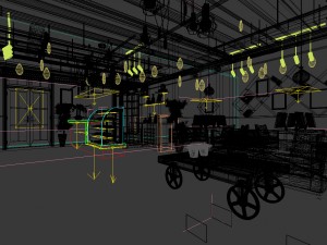 business restaurant - coffee - banquet 18 3D Model