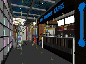 business restaurant - coffee - banquet 19 Modelo 3D