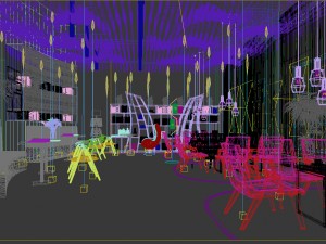 business restaurant - coffee - banquet 20 Modelo 3D