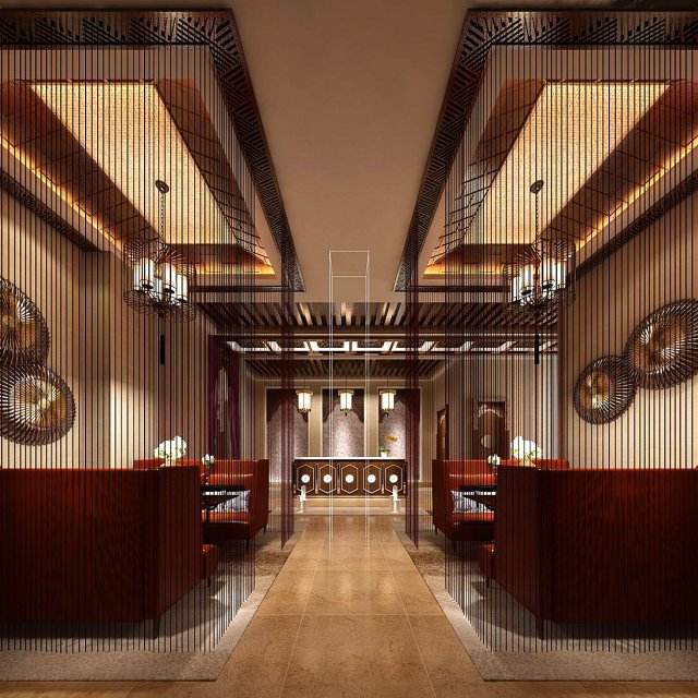 business restaurant - coffee - banquet 21 Modèle 3D .c4d .max .obj .3ds .fbx .stl .blend