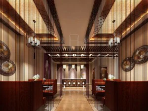 restauracja biznesowa - kawa - bankiet 21 Model 3D