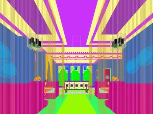 business restaurant - coffee - banquet 21 3D Model