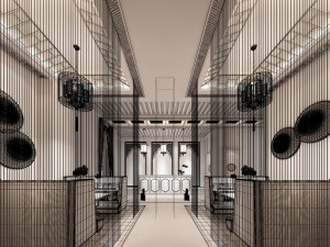 business restaurant - coffee - banquet 21 Modèle 3D