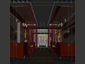 business restaurant - coffee - banquet 21 Modèle 3D