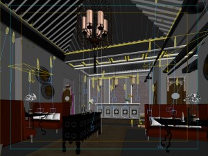 business restaurant - coffee - banquet 22 3D Model