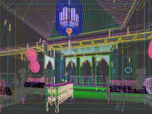 business restaurant - coffee - banquet 22 3D Model