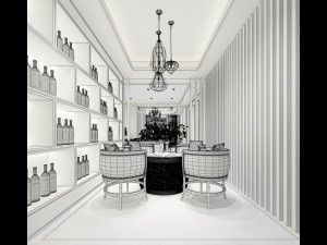 business restaurant - coffee - banquet 26 Modelo 3D